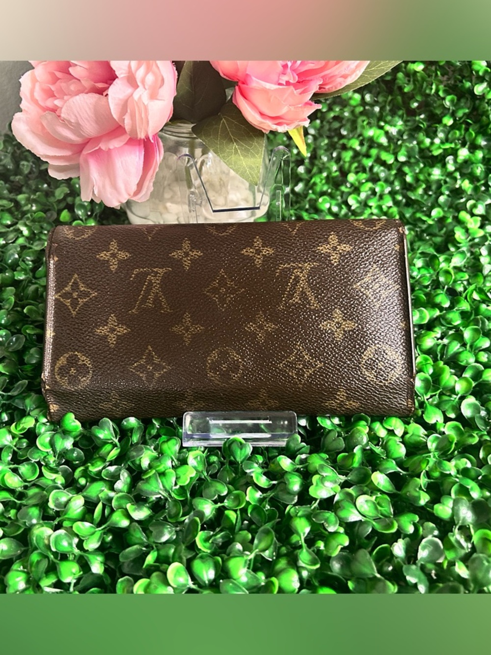 Vintage Louis Vuitton Monogram Long Wallet w/ Pen Loop - Picture 3 of 13